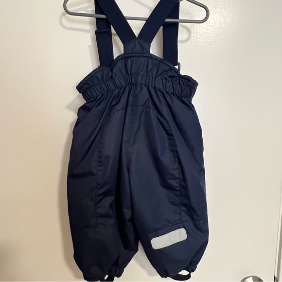 Navy blue snow bib - Picture 3 of 3